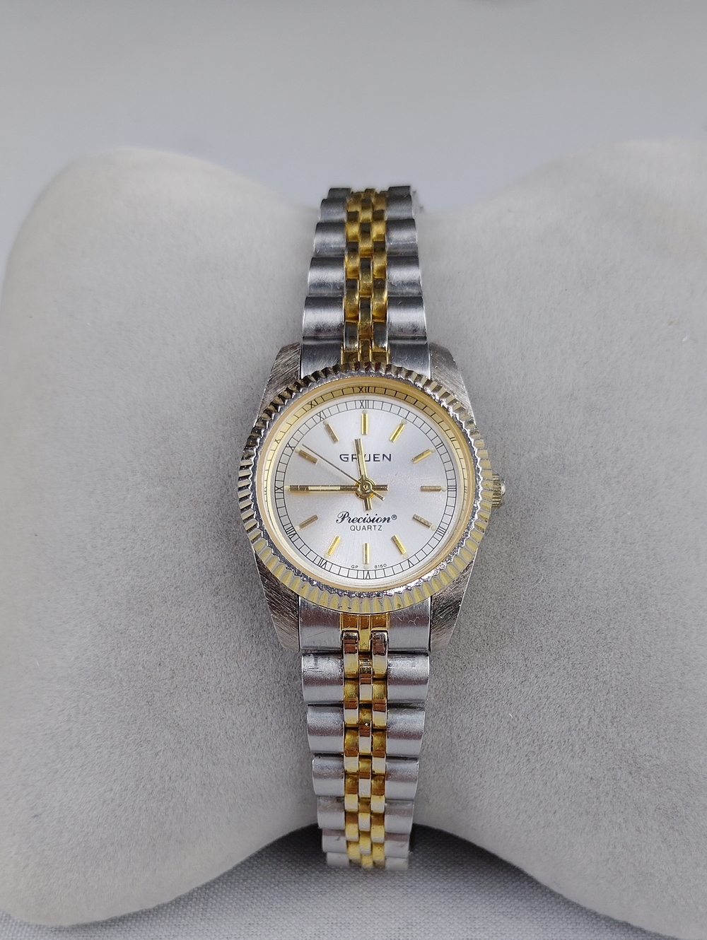 Gruen Precision Two-Tone Women's Wrist Watch